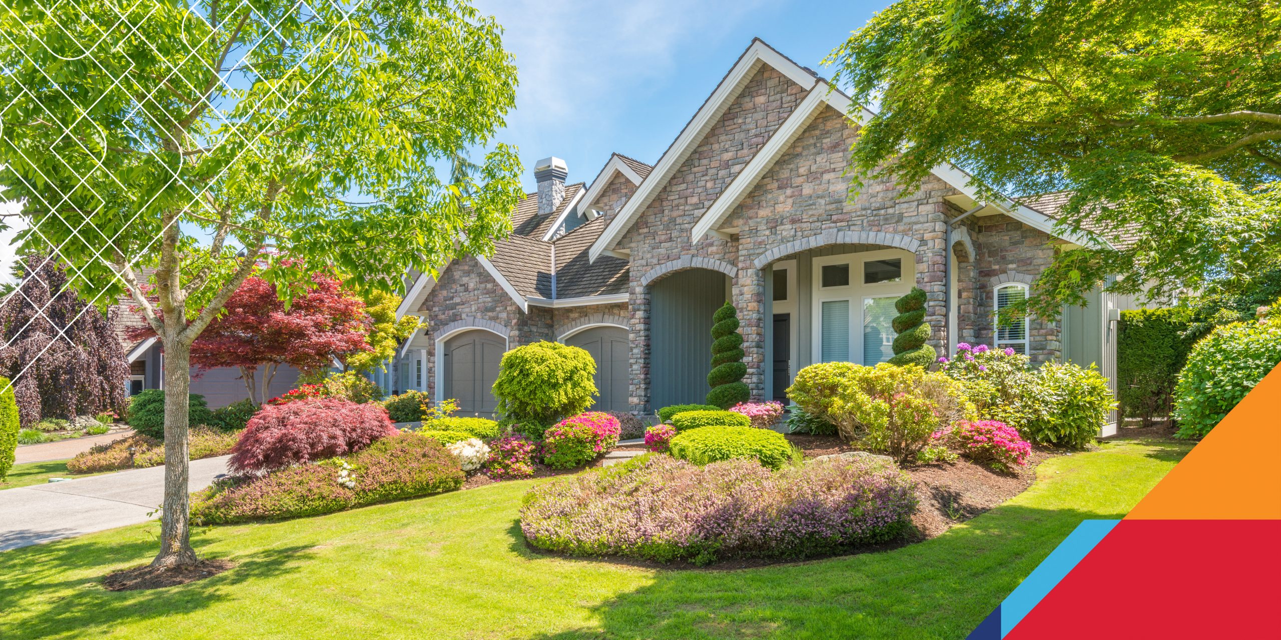 buying a home during the summer with flowers